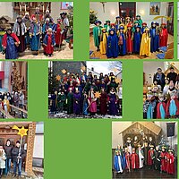 Die Sternsinger waren unterwegs