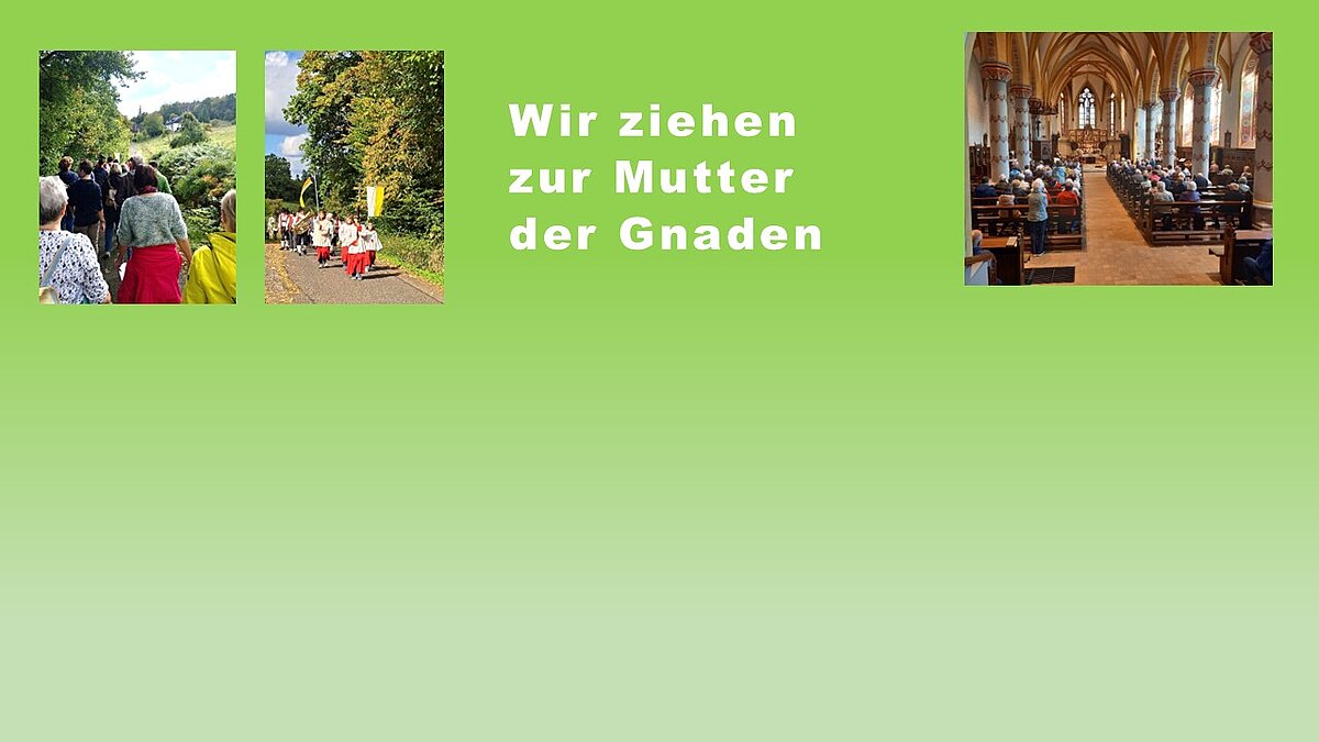 Wallfahrt der Pfarrei zur Liebfrauenkirche nach Westerburg