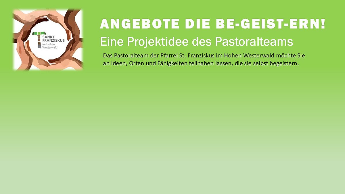 Herzliche Einladung an alle Interessierten