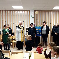 Feierliche Einweihung und Segnung des Anbaus